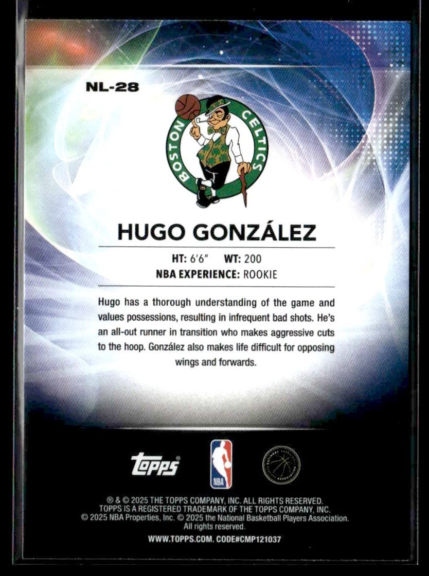 2025-26 Topps #NL-28 Hugo González No Limit