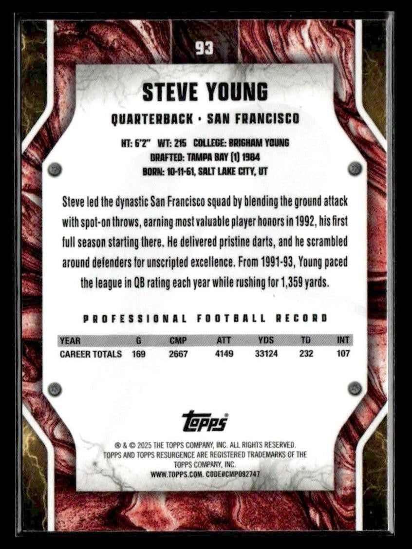 2024 Topps Resurgence #93 Steve Young