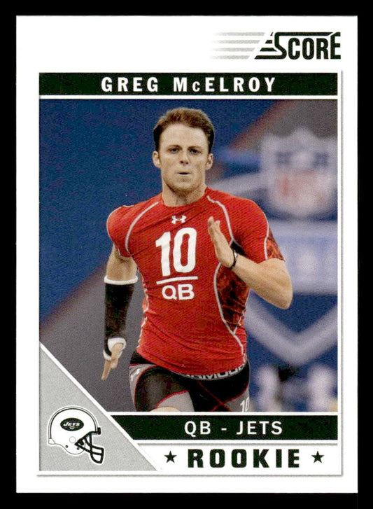 2011 Score #338 Greg McElroy Scorecard