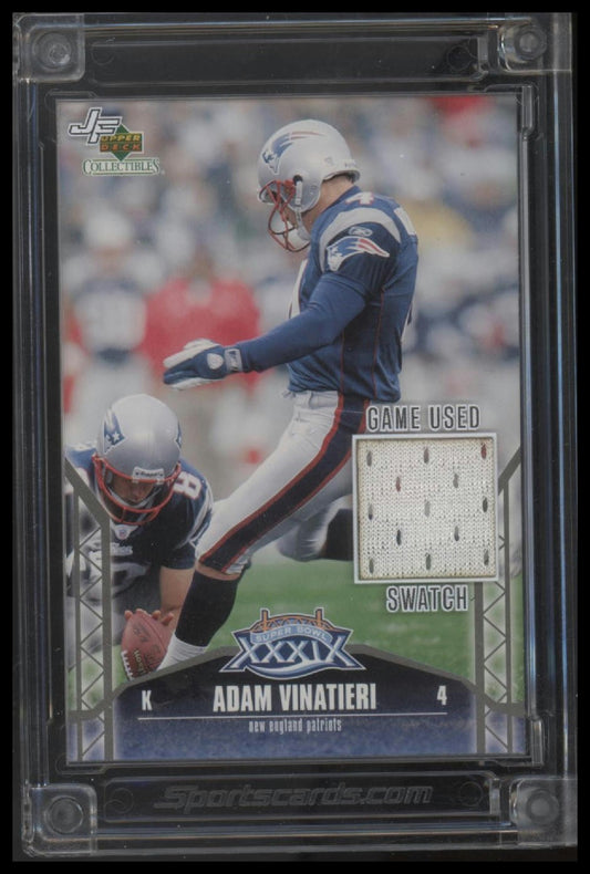 2024 Jersey Fusion Adam Vinatieri Game Used Swatch