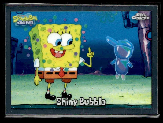 2025 Topps Chrome SpongeBob SquarePants 25th Anniversary #36 Shiny Bubble