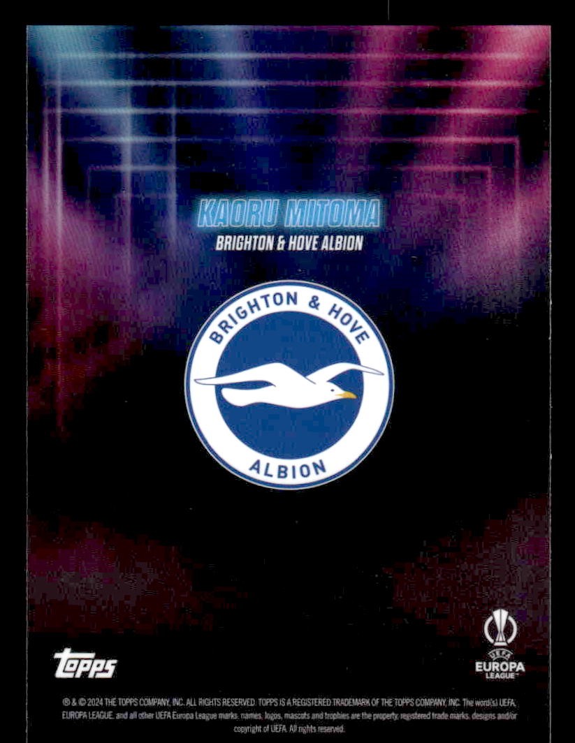 2023-24 Topps Showtime UEFA Club Competitions #NNO Kaoru Mitoma