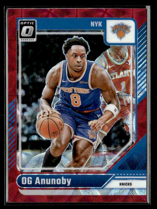 2024-25 Donruss Optic #51 OG Anunoby Red International