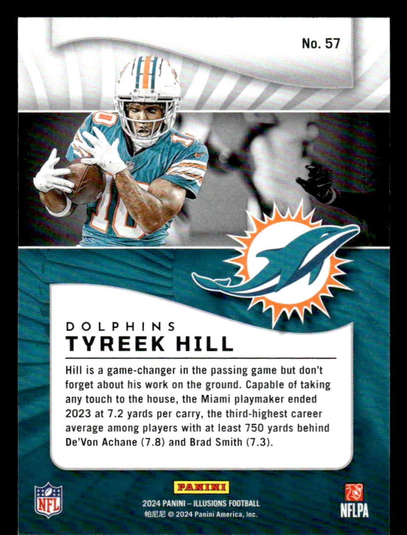 2024 Panini Illusions #57 Tyreek Hill Retail