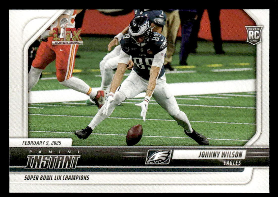 2024 Panini Instant Eagles Super Bowl LIX Champions #32 Johnny Wilson