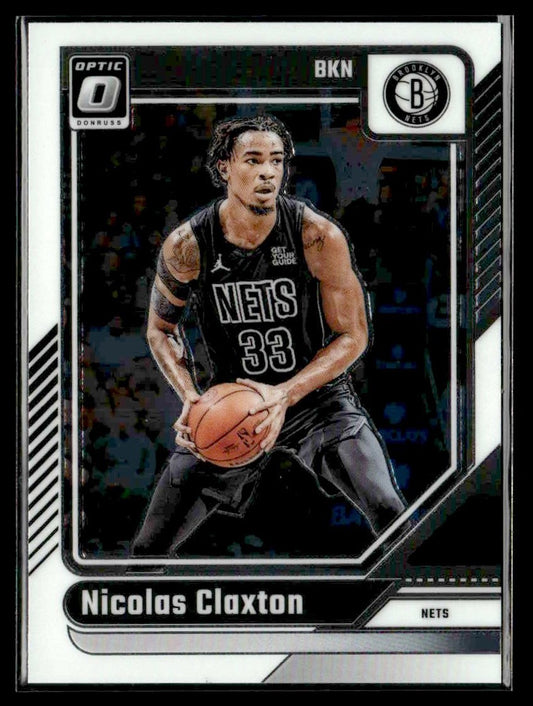 2024-25 Donruss Optic #170 Nicolas Claxton