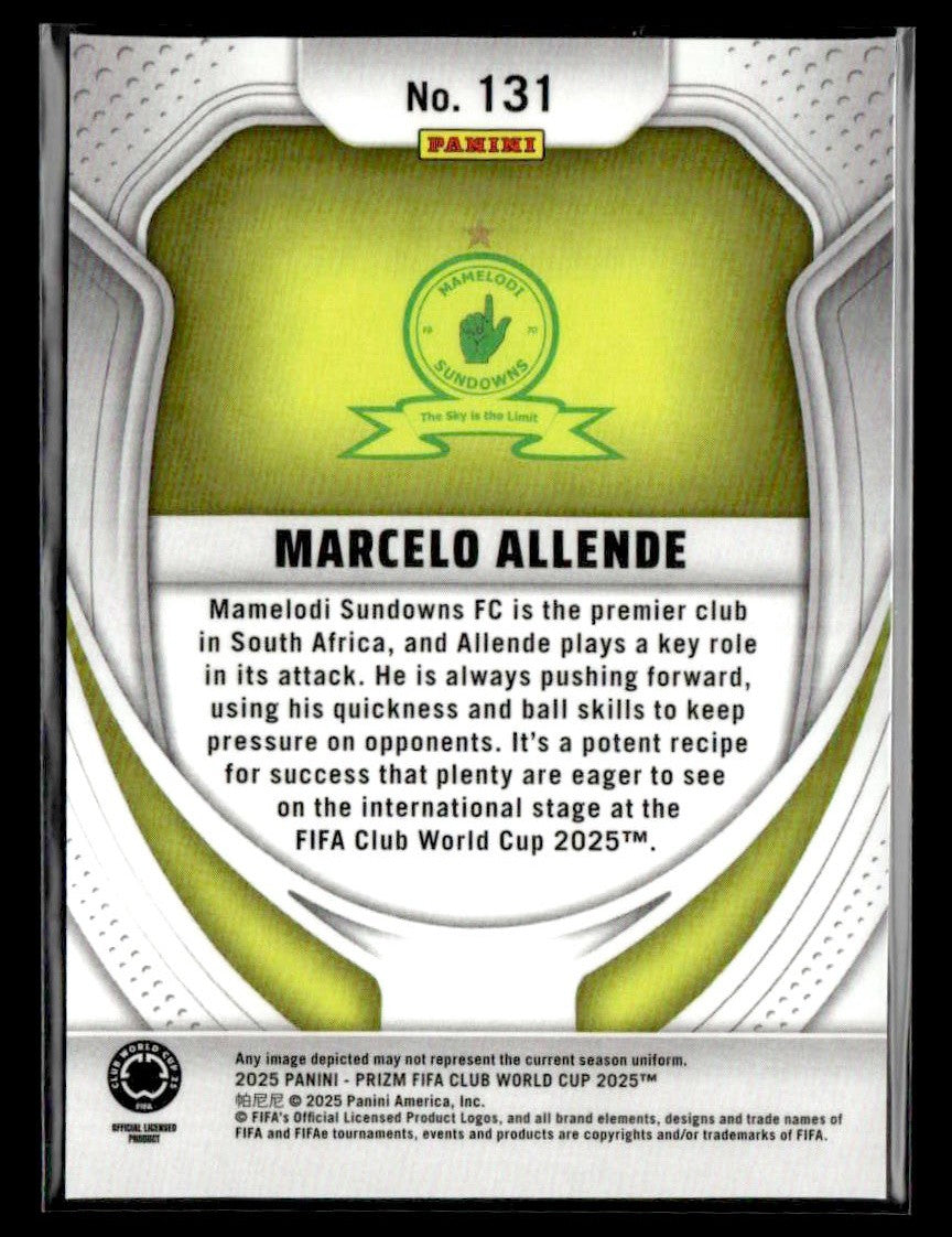 2025 Panini Prizm FIFA Club World Cup #131 Marcelo Allende