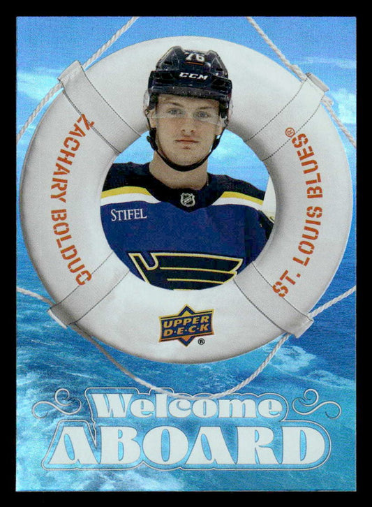 2024-25 Upper Deck #WA-17 Zachary Bolduc Welcome Aboard