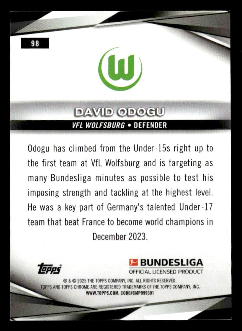 2025 Topps Chrome Bundesliga #98 David Odogu
