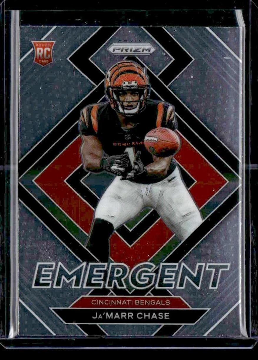 2021 Panini Prizm #E-7 Ja'Marr Chase Emergent
