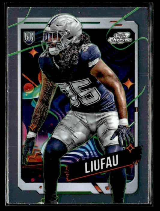 2024 Topps Chrome Cosmic #126 Marist Liufau Refractors