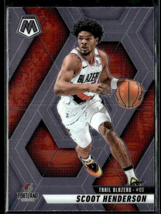 2024-25 Panini Mosaic #165 Scoot Henderson