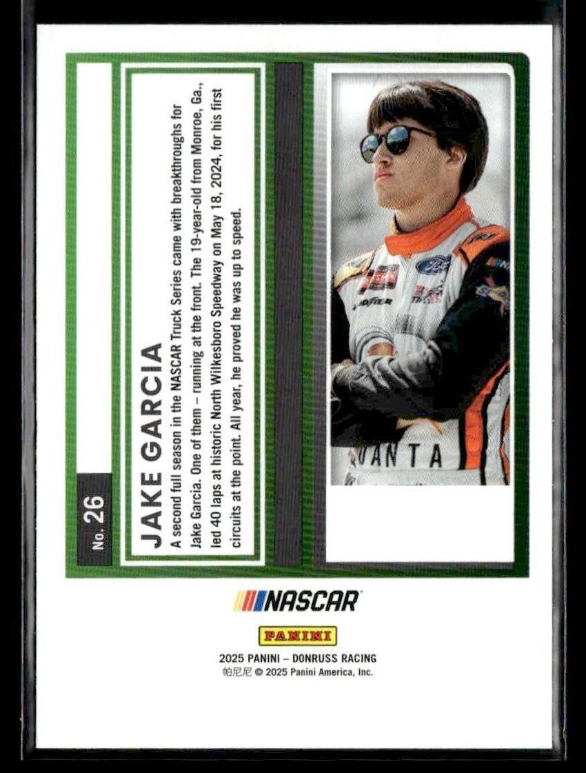 2025 Donruss #26 Jake Garcia