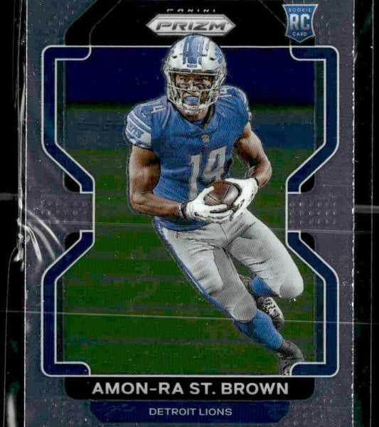 2021 Panini Prizm #358 Amon-Ra St. Brown