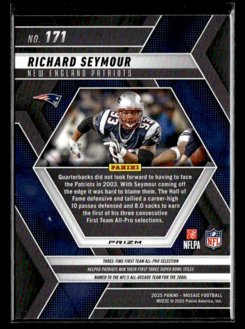 2025 Panini Mosaic #171 Richard Seymour Mosaic