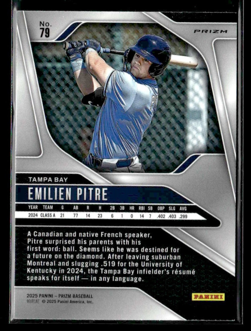 2025 Panini Prizm #79 Emilien Pitre Silver Prizm