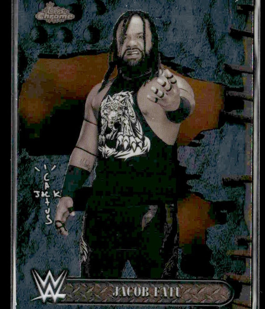 2025 Topps Chrome WWE x Cactus Jack #48 Jacob Fatu