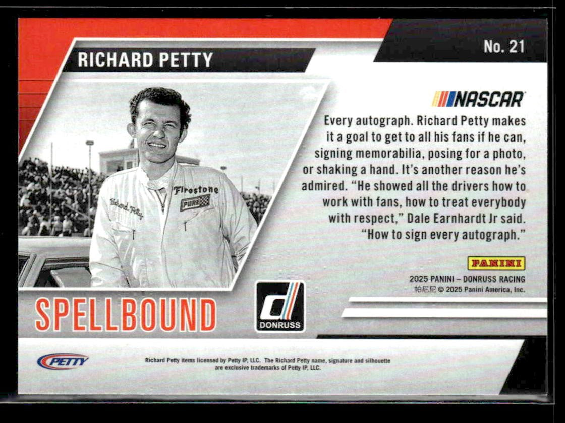 2025 Donruss #21 Richard Petty Spellbound