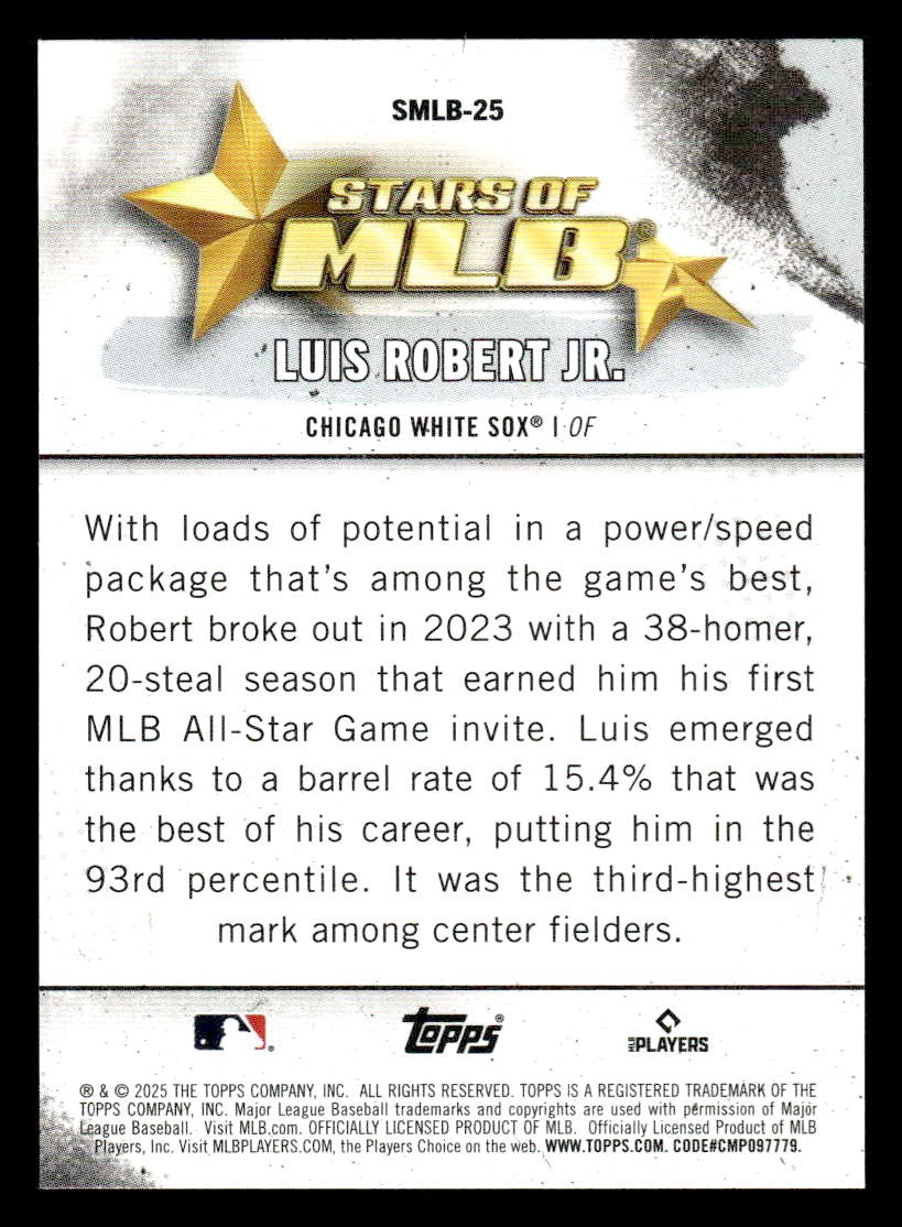 2025 Topps #SMLB-25 Luis Robert Jr. Stars of MLB
