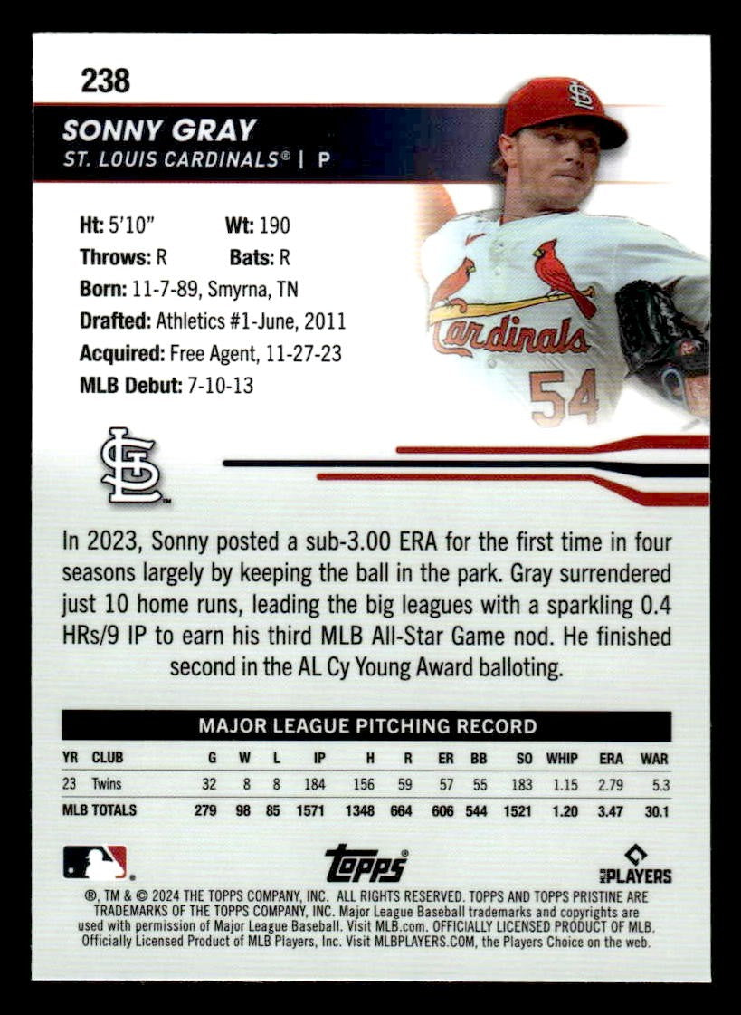 2024 Topps Pristine #238 Sonny Gray