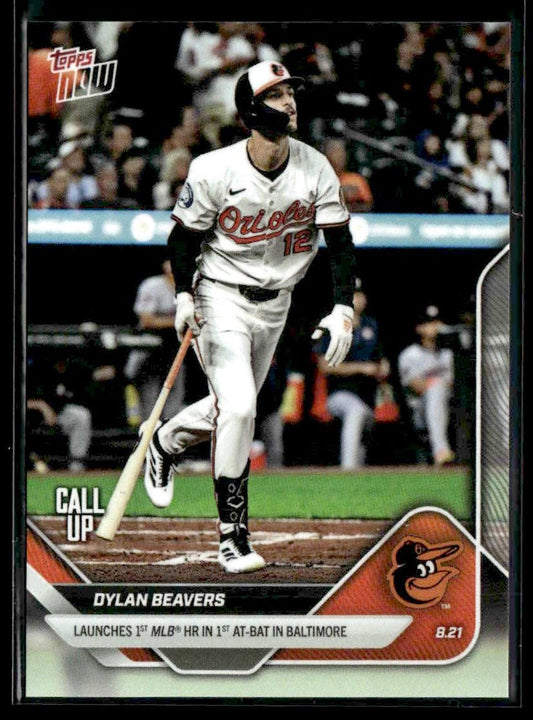 2025 Topps Now #590 Dylan Beavers 1st MLB HR in 1st At Bat