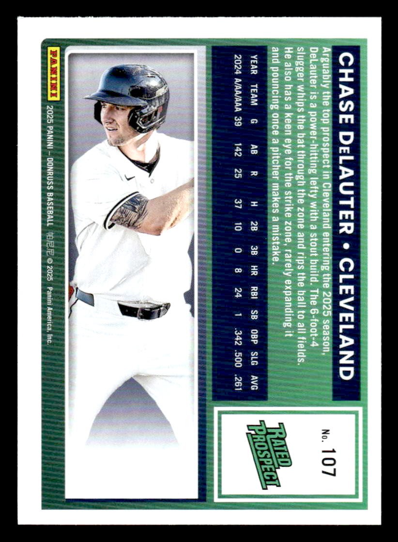 2025 Donruss #107 Chase DeLauter