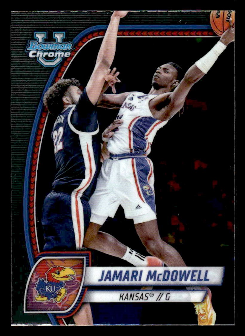 2024-25 Bowman University Chrome #81 Jamari McDowell