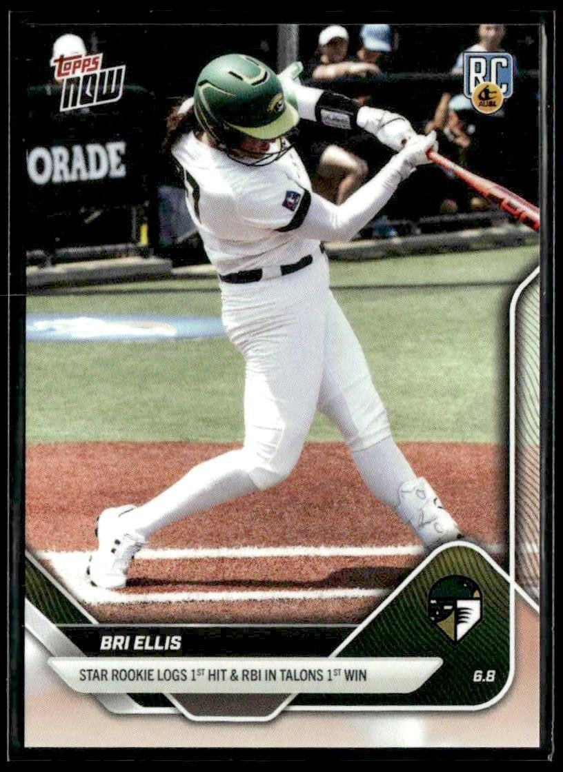 2025 Topps AUSL Now #3 Bri Ellis Star Rookie Logs 1st Hit & RBI
