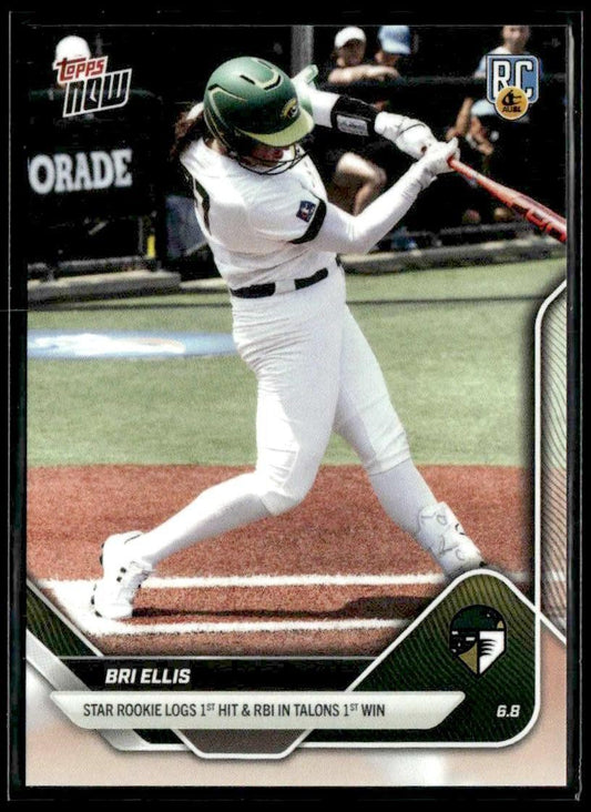 2025 Topps AUSL Now #3 Bri Ellis Star Rookie Logs 1st Hit & RBI