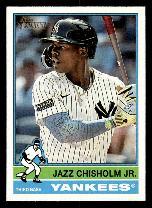 2025 Topps Heritage #33 Jazz Chisholm Jr.