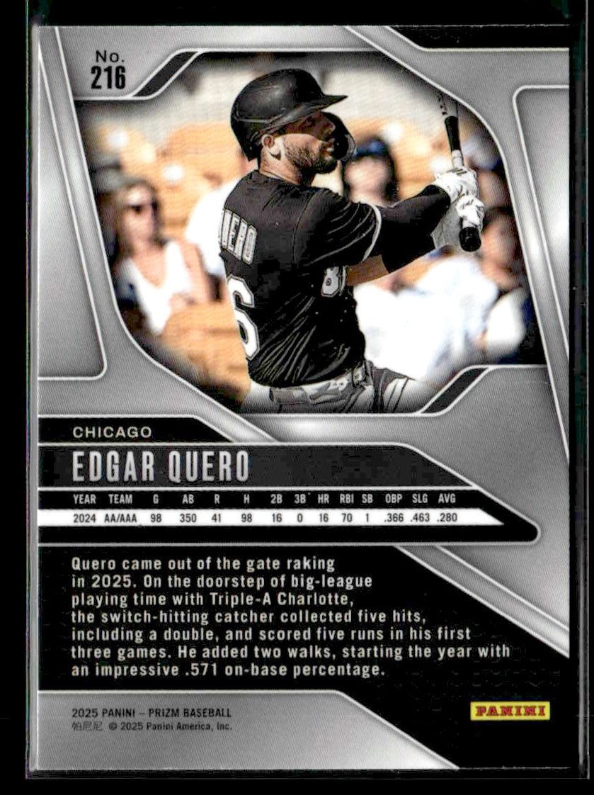2025 Panini Prizm #216 Edgar Quero