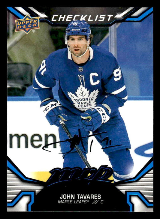 2022-23 Upper Deck MVP #200 John Tavares Blue Script