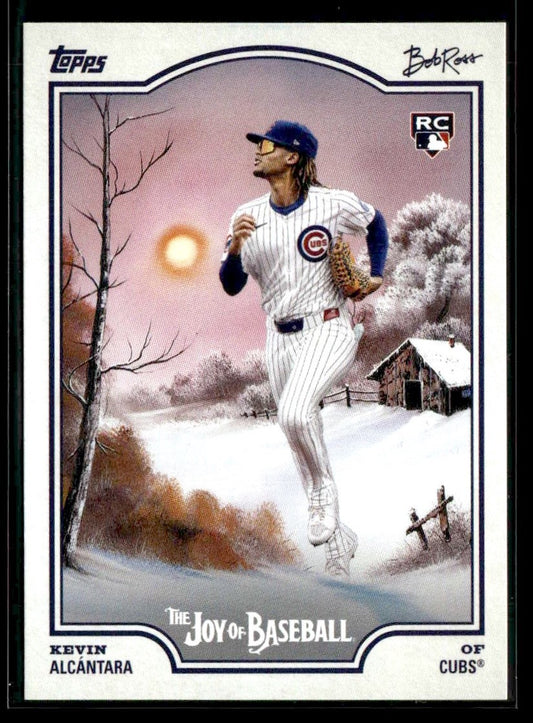 2025 Topps x Bob Ross: The Joy of Baseball #92 Kevin Alcántara