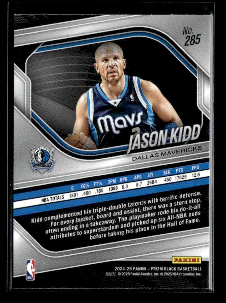 2024-25 Panini Prizm Black #285 Jason Kidd Legends