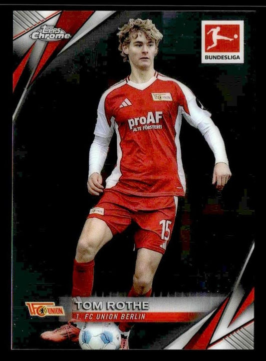 2025 Topps Chrome Bundesliga #8 Tom Rothe