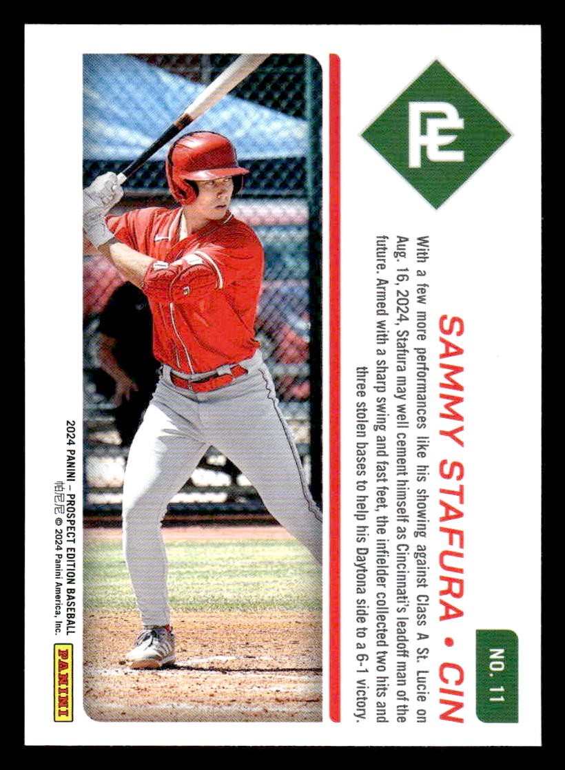 2024 Panini Prospect Edition #11 Sammy Stafura