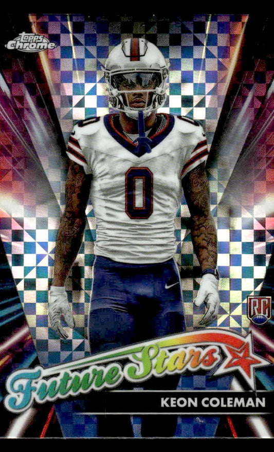 2024 Topps Chrome #FS-10 Keon Coleman Future Stars X-Fractor