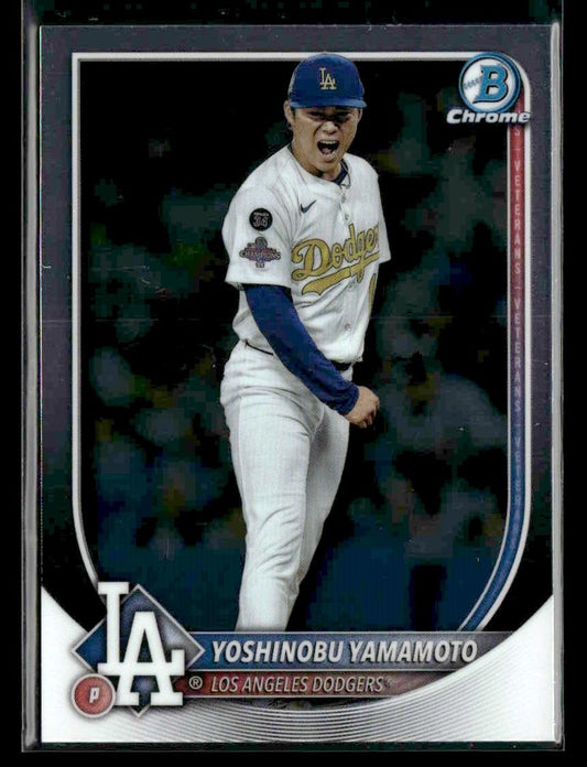 2025 Bowman Chrome #76 Yoshinobu Yamamoto