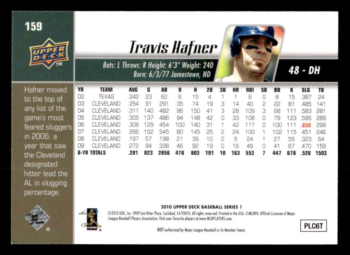 2010 Upper Deck #159 Travis Hafner