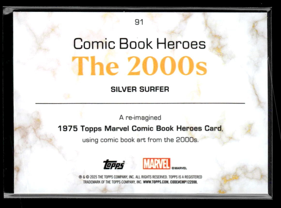 π Silver Surfer β 2025 Topps Marvel 1975 Golden Anniversary #91 π