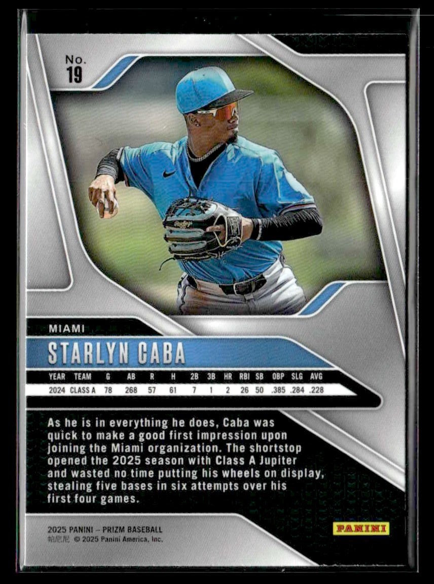 2025 Panini Prizm #19 Starlyn Caba
