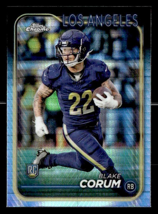 2024 Topps Chrome #219 Blake Corum Prism Refractor