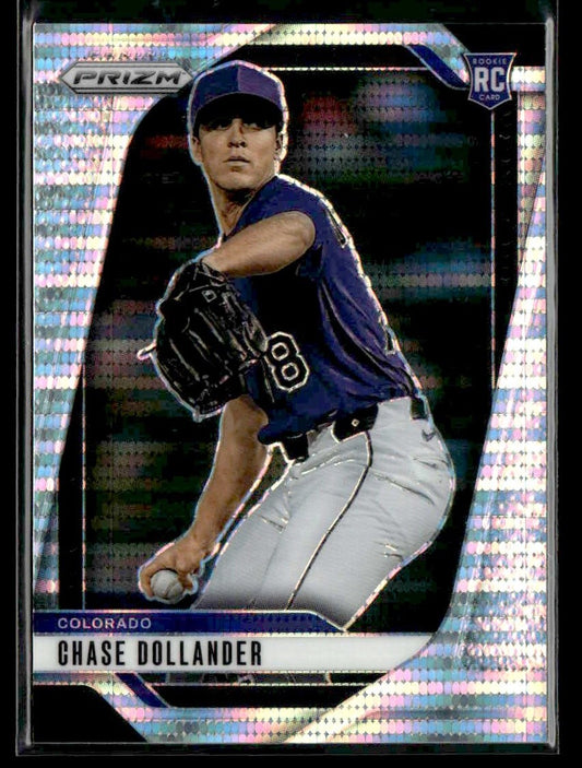 2025 Panini Prizm #217 Chase Dollander Pulsar Prizm #/499
