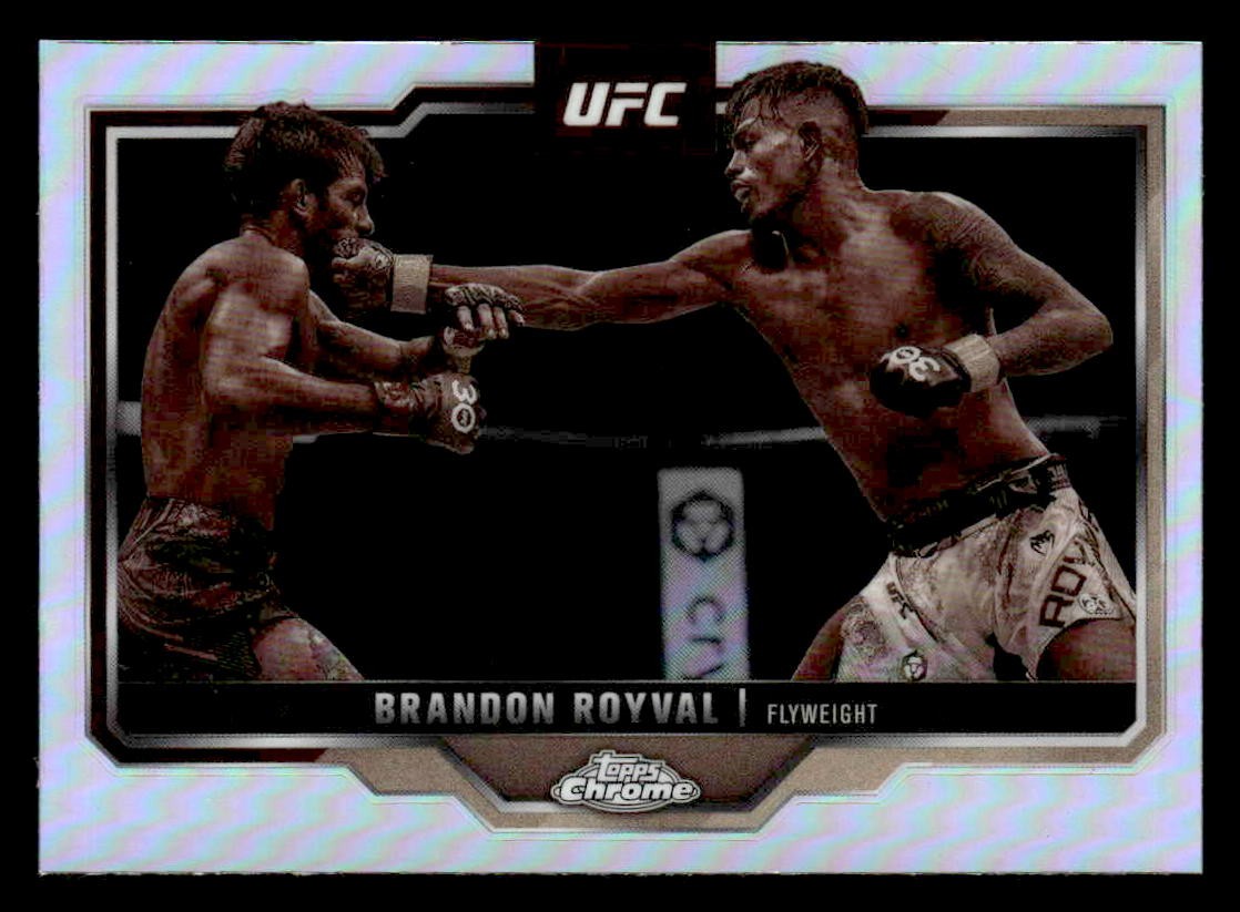 2025 Topps Chrome UFC #152 Brandon Royval Sepia Refractor