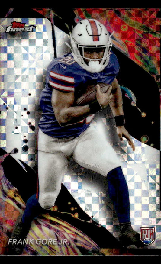 2024 Finest #181 Frank Gore Jr. Checkerboard Refractor