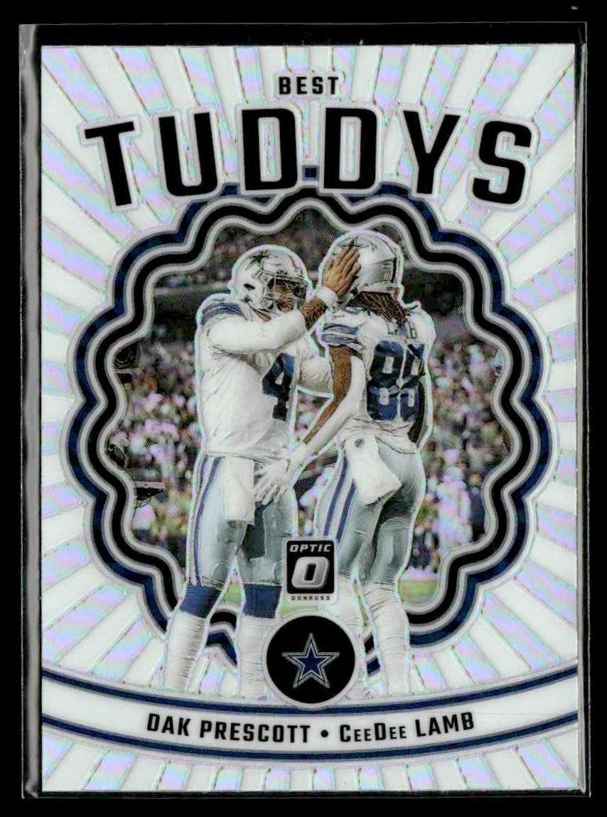 2023 Donruss Optic #BT-DC Dak Prescott / CeeDee Lamb Best Tuddys