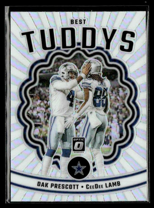 2023 Donruss Optic #BT-DC Dak Prescott / CeeDee Lamb Best Tuddys