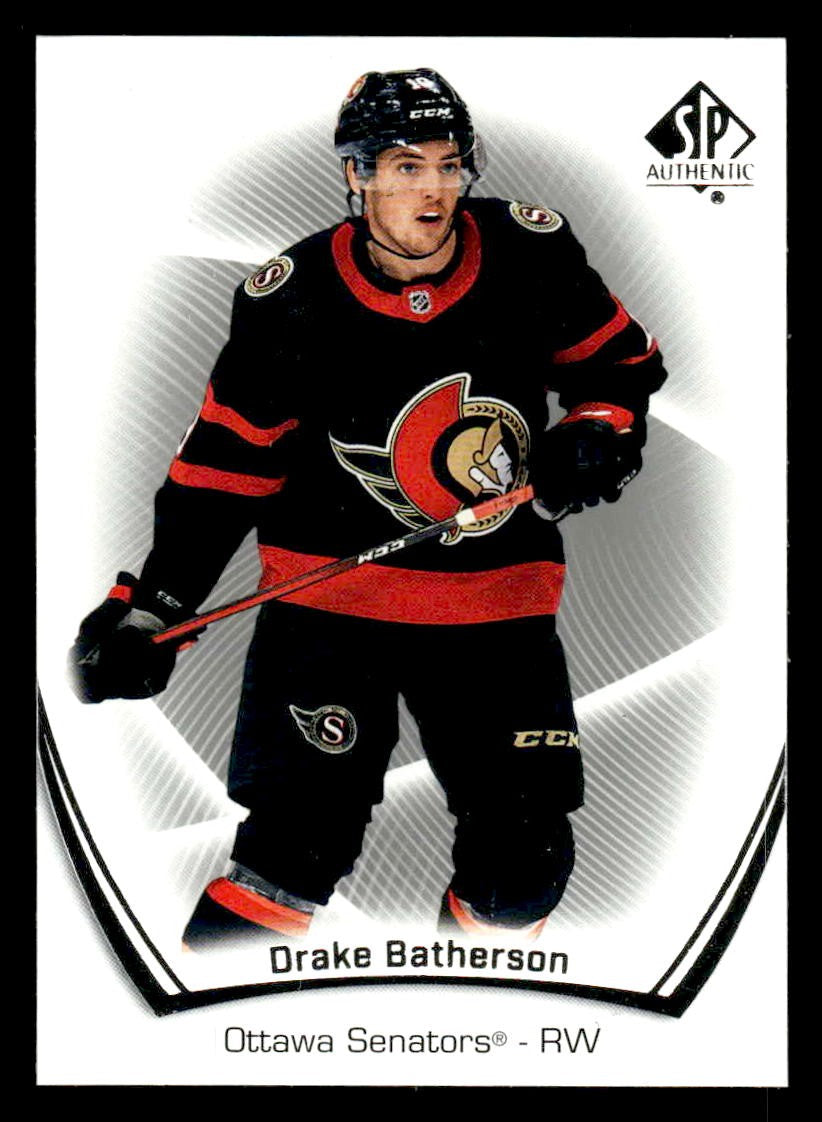 2021-22 SP Authentic #9 Drake Batherson