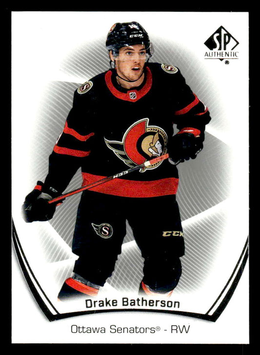 2021-22 SP Authentic #9 Drake Batherson