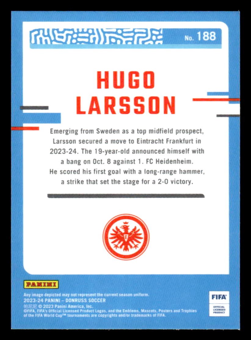 2023-24 Donruss #188 Hugo Larsson Optic